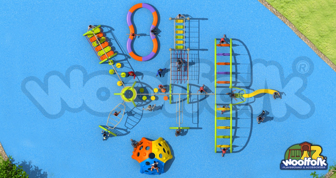 Juego Infantil para exteriores, tipo extremo. Modelo: FE034