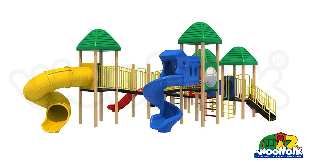 Juego Infantil metálico para exteriores. Modelo: MET112