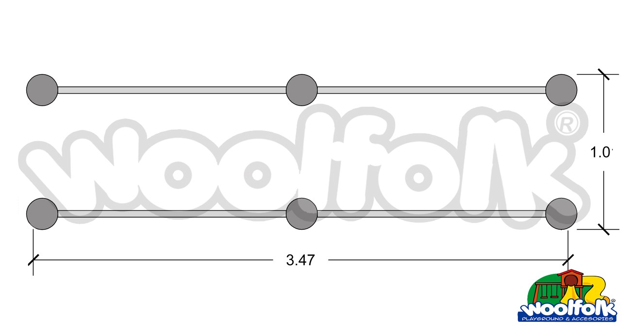 Aparato de Ejercicio para Exteriores. Modelo: CA011