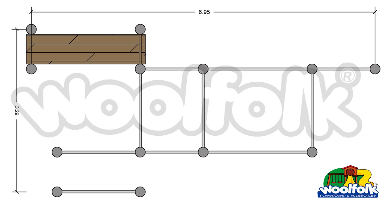 Aparato de Ejercicio para Exteriores. Modelo: CA007