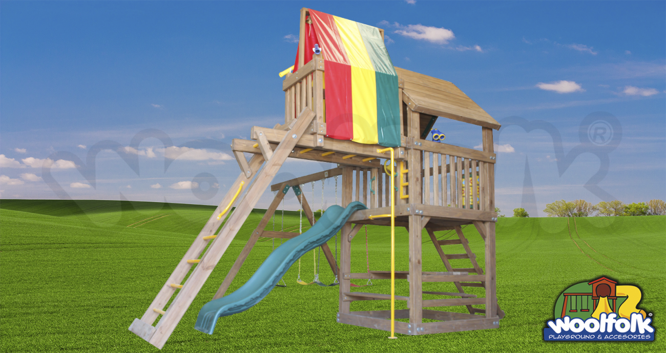 Juego Infantil de Madera de Pino Canadiense. Modelo: WDM003P