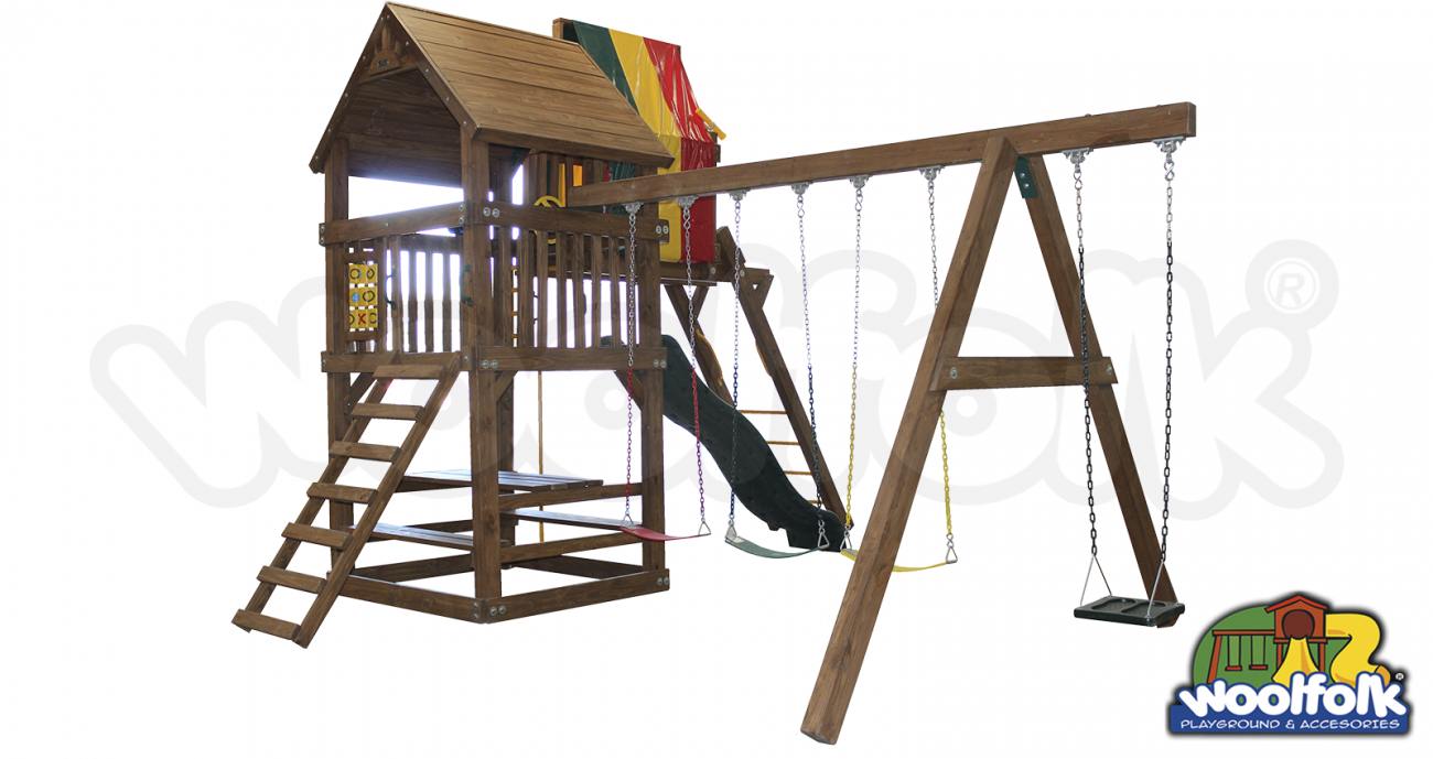 Juego Infantil de Madera de Pino Canadiense. Modelo: WDM003P