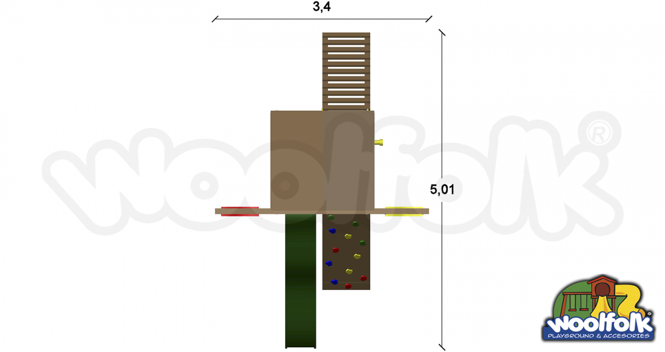 Juego Infantil de Madera de Pino Canadiense. Modelo: WDM002