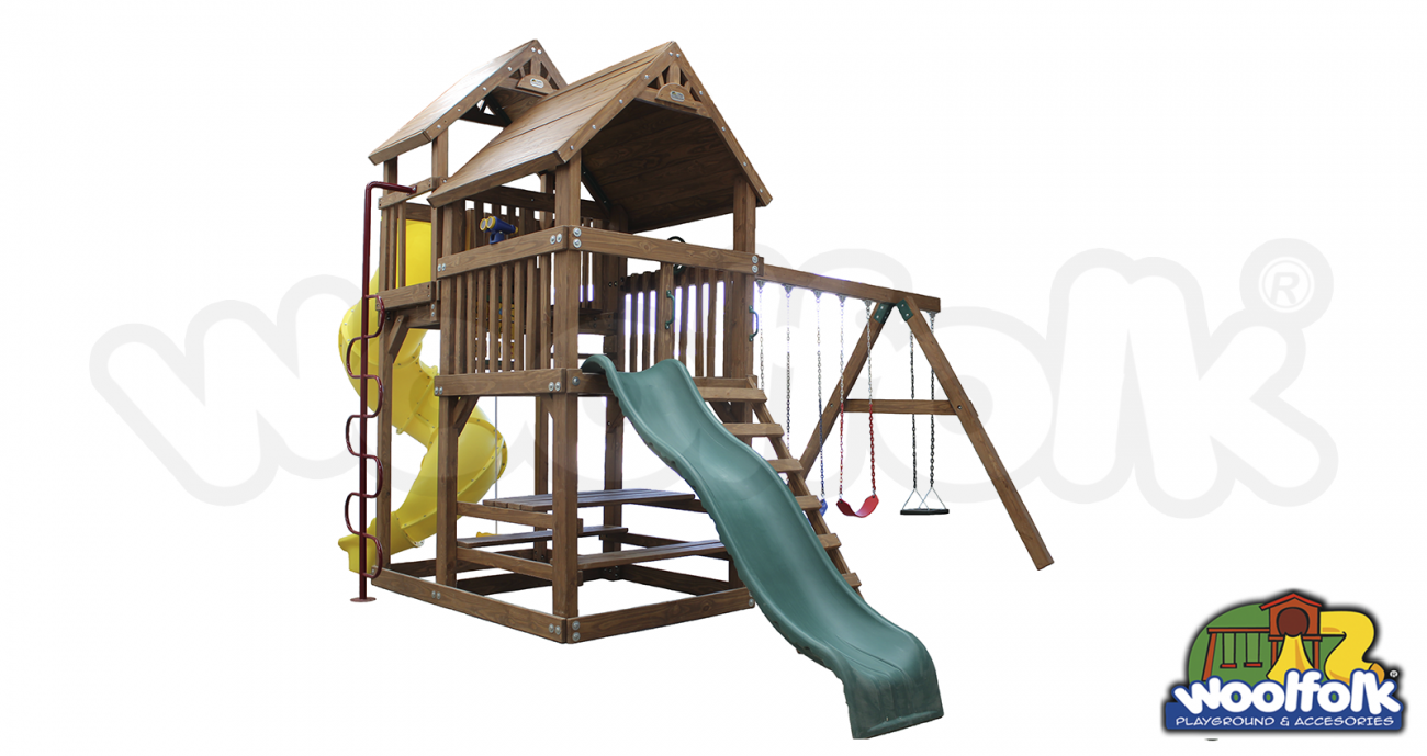 Juego Infantil de Madera de Pino Canadiense. Modelo: WDM003T